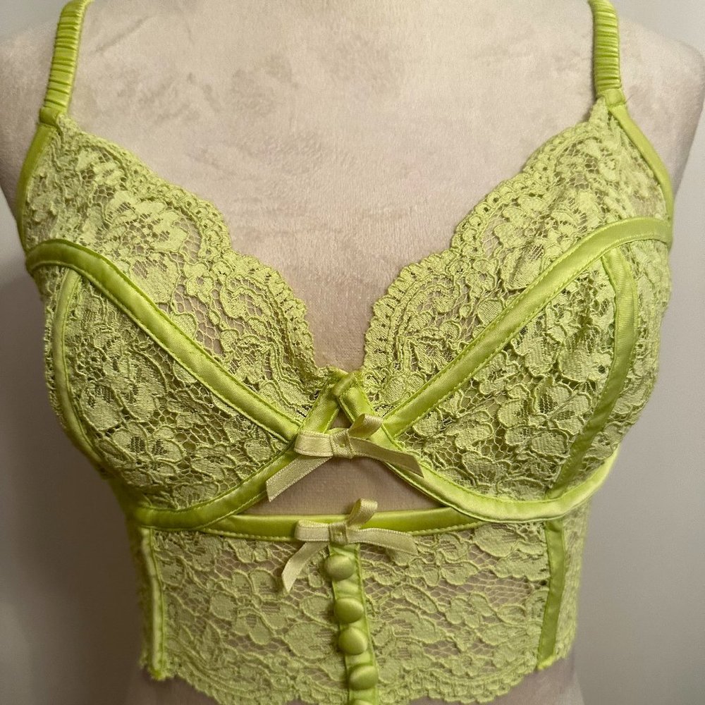 For Love & Lemons - Creamsicle Corset - Green - 32DD